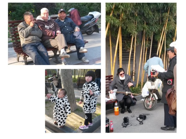 Im Luxan Park trifft sich Jung und Alt zum Spielen, Reden, Musizieren