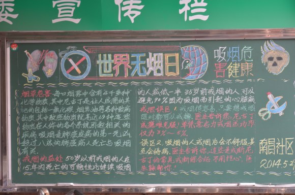 Hier stehen die Verhaltensregeln am Eingang des Wohnviertels, gemalt von Müttern aus dem Lilong 