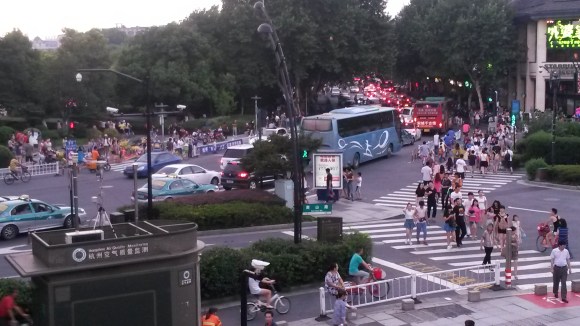 Ganz schon was los in Hangzhou